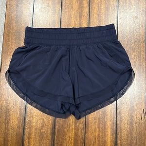 Navy lululemon shorts - size 4.